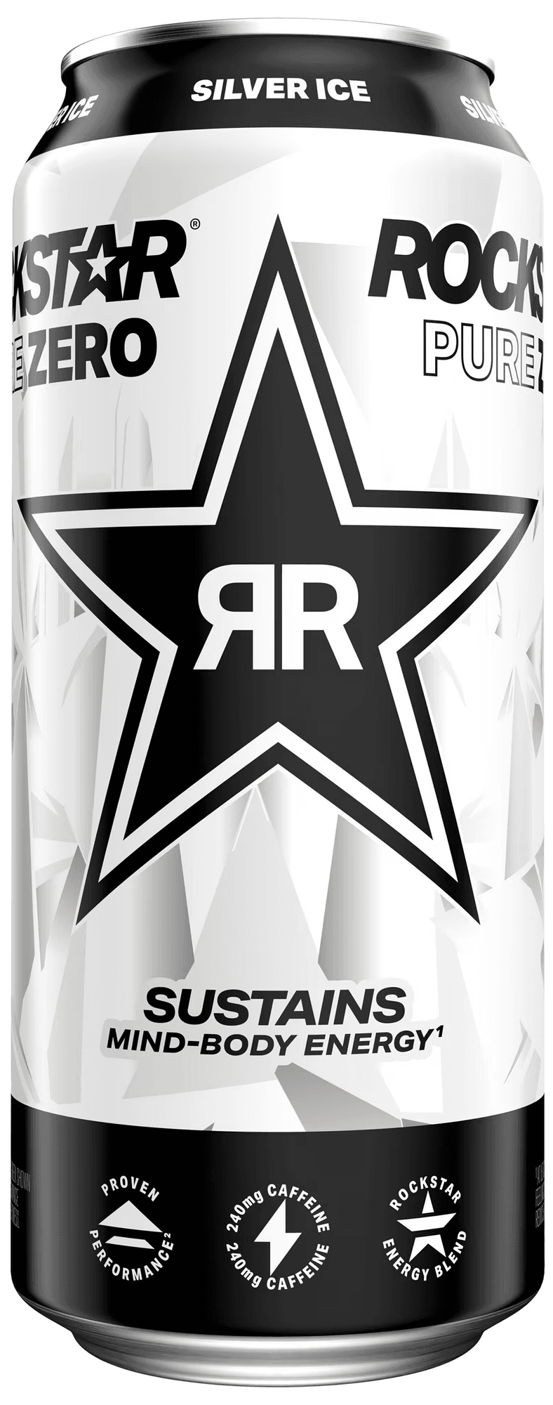 Rockstar Energy Pure Zero Silver Ice