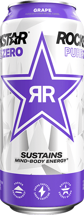Rockstar Energy Pure Zero Grape