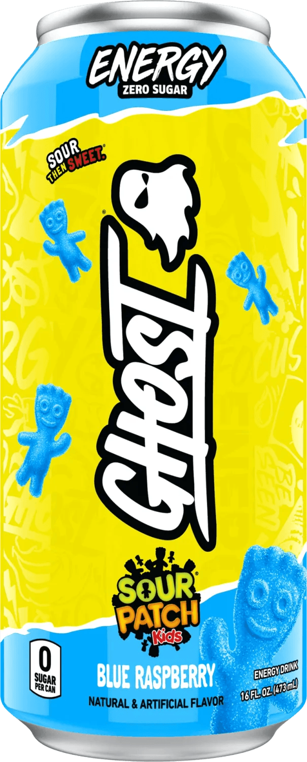 GHOST Energy Sour Patch Kids Blue Raspberry