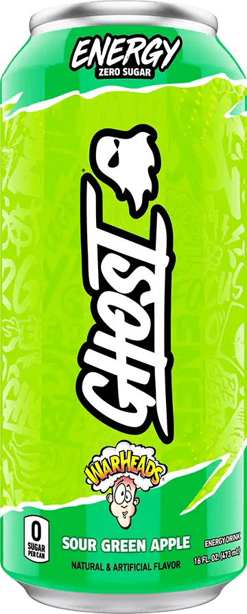 GHOST Energy Warheads Sour Green Apple